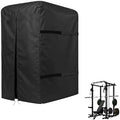 47"-110"W Squat Rack Cover with Waterproof Zipper for Gym Equipment by Guisong