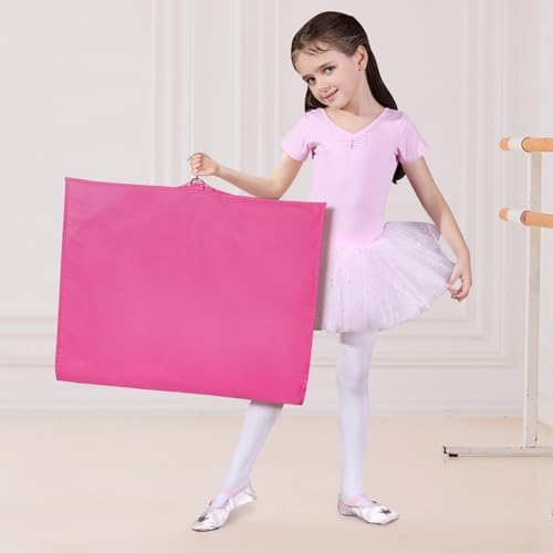 Univivi 40 Inch Dance Costume Garment Bags for Dancers, Rose Red, 8 Pack - Image 6