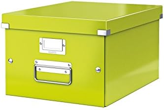 Leitz A5 Storage Box, Click and Store Range 60430001 - Small, White Storage Box A4 by Leitz