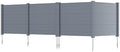 GIANTEX No-Dig Air Conditioner Fence, 4 Panels, 48''W x 36''H, Gray by Giantex
