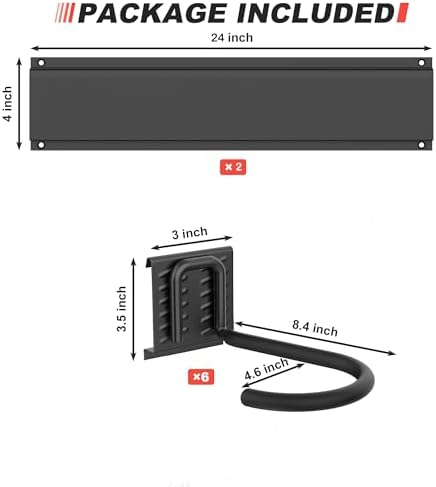 Ultrawall Stainless Steel Bike Storage Rack, Wall Mount 6 Bike Hanger - Image 3
