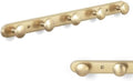 Goo-Ki 1 Pack Champagne Bronze Coat Rack Wall Mount Heavy Duty, Towel Rack Zinc Alloy Coat Hooks Wall Mounted for Bag Hat Clothes Scarf by Home