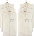 Aliceset 6 Pcs 43 Inches Cotton Garment Bags for Hanging Clothes by Aliceset