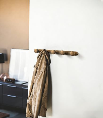 Goo-Ki 1 Pack Antique Brass Coat Rack Wall Mount Heavy Duty, Vintage Brass Towel Rack Zinc Alloy Coat Hooks Wall Mounted for Bag Hat Clothes Scarf - Image 7