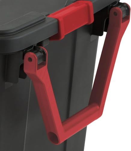 Storage Bins 40 Gallon Heavy-Duty Plastic Storage Bins, Container Totes with Durable Lid and Secure Latching Buckles, Stackable, Tough Storage Containers for Garage and Metal Rack Organizing 2 Pack - Image 6