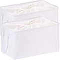 Hinwo 102L XXL Canvas Storage Bin with Lid and Handles, 2-Pack by Hinwo