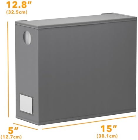 SpaceAid 12 Pack Bed Sheet Organizers and Storage, Foldable Sheet Organizer for Linen Closet, Sheets Set Folder Keeper with Window XL (Queen & King Size) Bedding Container (Gray, 12 Pack) - Image 7
