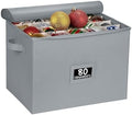 Christmas Ornament Storage Box - Large Christmas Decor Storage Containers that Store up to 128 Ornaments of 3 Inches - Durable Material To Protect And Store Holiday Ornaments Décor, Gray by HOLDN%E2%80%99STORAGE