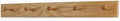 Solid Oak Shaker Peg Rack Made in The USA - Natural Stain 29 x 3.5 Inches with 5 Pegs by PEG+AND+RAIL