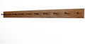Solid Oak Xtra-Wide Shaker Peg Rack -Made in The USA - Chestnut Stain 58 x 4.5 Inch Xtra Wide with 10 Pegs by PEG+AND+RAIL