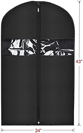 Univivi Suit Cover Bag Garment Bag for Closet Storage, 43 Inch, Set of 16 - Image 2