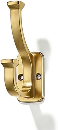 10 Pack 4-1/2inch Champagne Bronze Coat Hooks by CABDM