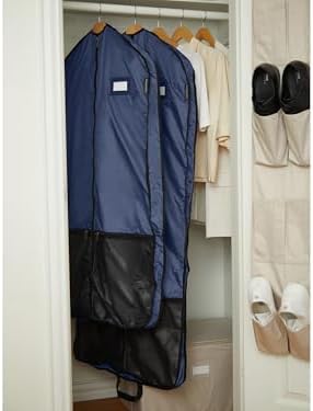 Covermates Deluxe Garment Bag Set for Closet Storage & Travel, 24"W x 52"L - Image 4