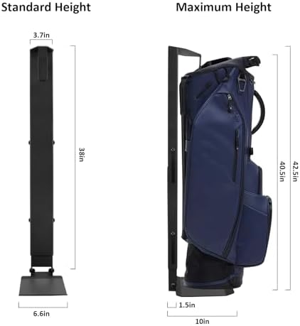 Wall Mount Golf Bag Storage Stand Organizer Rack for Garage Golf Bag Holder - Image 6