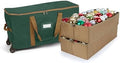 Covermates Rolling Adjustable Ornament Storage Bag, 25.5"W x 13"D x 12.5"H by Covermates