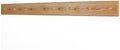 Solid Oak Xtra-Wide Shaker Peg Rack -Made in The USA - Natural Stain 46 x 4.5 Inches with 8 Pegs by PEG+AND+RAIL