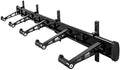 CyclingDeal Bike Wall Mount Rack - Adjustable Indoor Outdoor Storage Vertical Cycling Hook Hanger Organiser - Safe & Secure for Storing MTB Road Bicycles in Garage or Home - Upgraded 5 Bikes by CyclingDeal