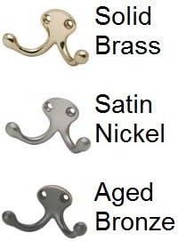 White Wall Mounted Coat Rack with Satin Nickel Dual Style Hooks 4.5" Ultra Wide (52" x 4.5" with 10 Hooks) - Image 3