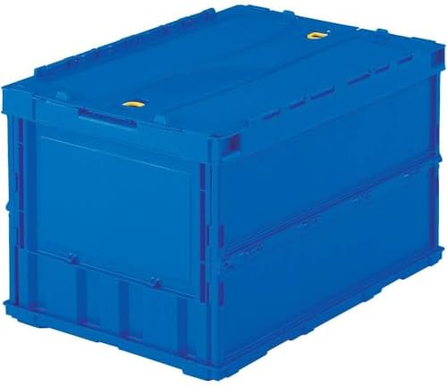 Trusco Nakayama TR-O20B-DB Slim Folding Container, 5.3 gal (20 L), Dark Blue - Image 2