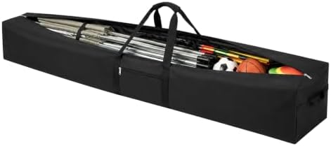 1 Pcs 96 x 8 x 8, 103 L Versatile Large Duffle Bag, Black by Hubeii