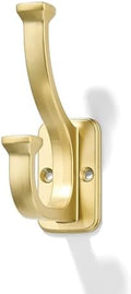 10 Pack 4-1/2inch Brushed Gold Coat Hooks by CABDM