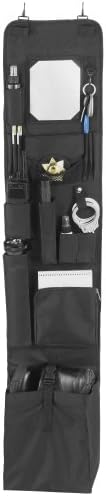 EXPLORER LB1 Police Style Hanging Closet Door Organizer 11" x 52"-Locker Org, Black by EXPLORER