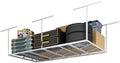 FLEXIMOUNTS 4x8 Overhead Garage Ceiling Storage Rack Organization, White by FLEXIMOUNTS