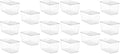 Vtopmart 16 Pack Clear Stackable Storage Bins with Lids, XLarge by Vtopmart