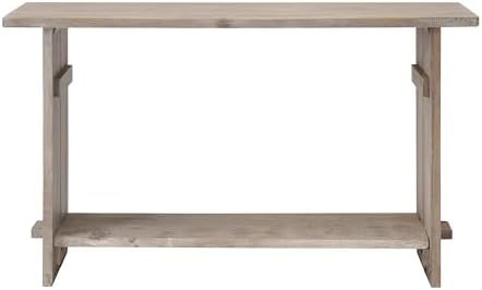 Alaterre Bethel Rustic Solid Wood Entryway Console Table, Driftwood by AlaterreFurniture