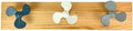 Zeckos Decorative Wall Hooks, 24 Inch Boat Propeller Rack by Zeckos
