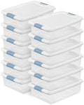 Sterilite Latching Box with Lids for Home and Office, 32 Quart, 12-Pack by Sterilite