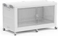 BROVIEW 340Qt Stackable Storage Bins with Lid for Home Dorm, 1Pack White by BROVIEW-EnjoytheArtofLife