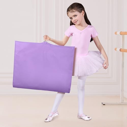 Univivi 40 Inch Dance Costume Garment Bags for Dancers, Purple, 8 Pack - Image 6