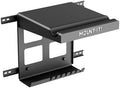 Mount-It! Bike Wall Mount Rack with Shelf and Hooks, Horizontal Indoor Bike Rack Garage Home, Space Saving Wall Mounted Hanger for a single Road, Mountain or other Bicycle with Extra Storage, Black by Mount-It