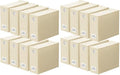 SpaceAid 16 Pack Bed Sheet Organizers and Storage, Foldable Sheet Organizer for Linen Closet, Sheets Set Folder Keeper with Window XL (Queen & King Size) Bedding Container (Beige, 16 Pack) by SpaceAid