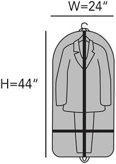 Covermates Garment Bag Set for Closet Storage and Travel, 24"W x 44"L, Blue - Image 3