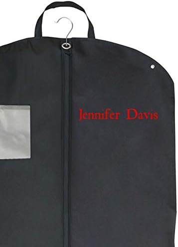 Foster-Stephens Thick, Sturdy, Long-lasting Oxford Cloth Garment Bags for Storage of Clothing, Dresses, Costumes, Suits, Coats, Gowns | Elegant Covers in Grey or Black 42", 50", 62" | (42", Black) - Image 7