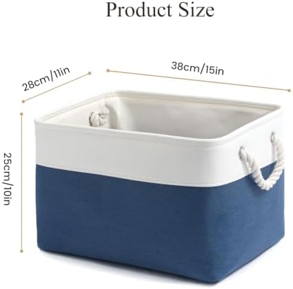 15x11x10 In Foldable Fabric Large Storage Bins with Handle 6 Pack - Image 4