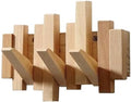 Wooden Coat Hooks Wood Wall Mounted Piano Coat Rack Flip Down Hook Rack Coat Rack Wall MountMulti Functional Space Saving Wall Organizer(Beech,22.8cm/9") by Unknown