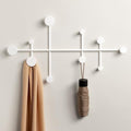 Kazai. 'Sval' Wall Wardrobe | Minimalist Coat Hook Design from Berlin | Modern Metal Wall-Mounted Coat Rack/Hooks | White by KAZAI