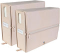 LINENMATE The Original Linen Storage Container, 2-Pack (Queen/King Size, Blush) by LinenMate