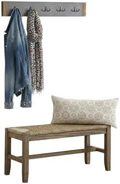 Alaterre Furniture Newport Coat Hook, Concrete Gray by AlaterreFurniture