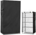 Wire Shelf Cover,600D Heavy Duty 100% Waterproof Shelf Covers for Wire Shelving,Outdoor Storage Shelves Cover for Metal Rack,36" W x 14" D x 54" H,Black by Unknown