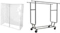 Only Hangers Vinyl Cover for the Double Rail Rolling Clothing Rack, Heavy Duty (Rack not included) by Only+Hangers