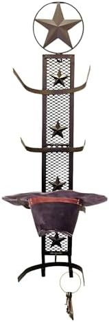 BestGiftEver Cowboy Hat Rack for Wall - Metal Hat Holder & Western Display by BestGiftEver