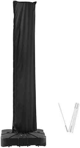 Cantilever Patio Umbrella Cover with Zipper and Rod by Ombrellon