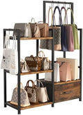 3-Tier Purse Rack with Pull-Out Drawer by WCBSQX