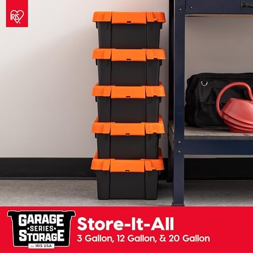IRIS USA Lockable Storage Bins with Lids, 12 Gallon Heavy Duty, 2 Pack - Image 6