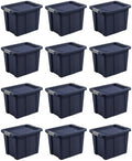 Sterilite Latching Tuff1 Tote Containers w/Lids, 18 Gallon, 12-Pack by Sterilite