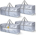 4 Pcs 176 Gallon Extra Large Moving Bags Heavy Duty Storage Bag by Clysee